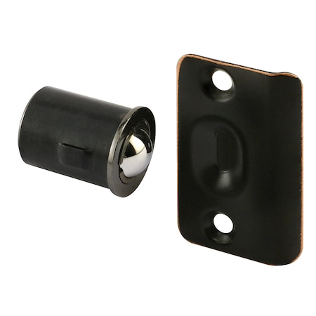 Prime-Line Drive-in Ball Catch with Strike, Large, Classic Bronze (Single Pack) N 7333